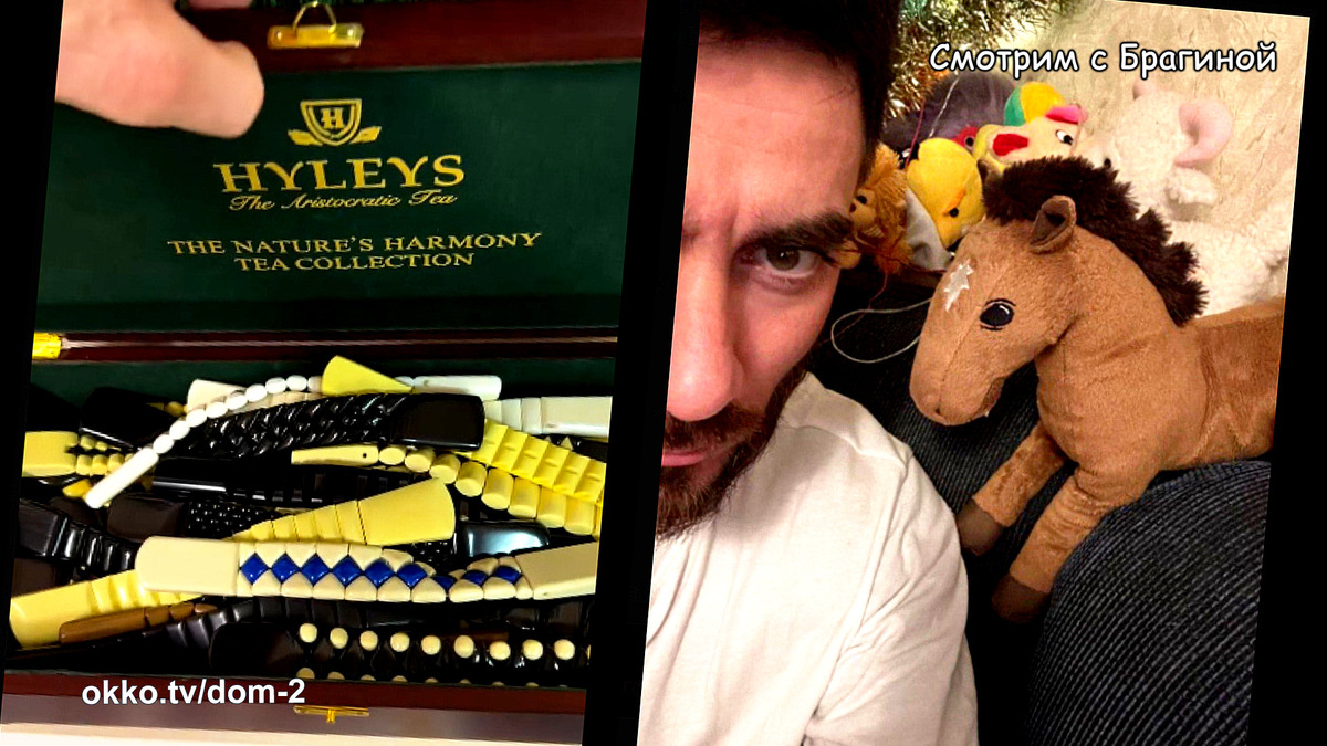 Тигран Салибеков любуется своей коллекцией чёток и часов. Фото: соцсети