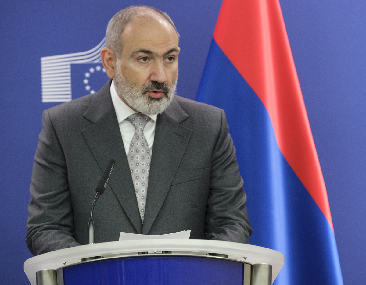     Премьер-министр Армении Никол Пашинян / Gettyimages.ru / Thierry Monasse