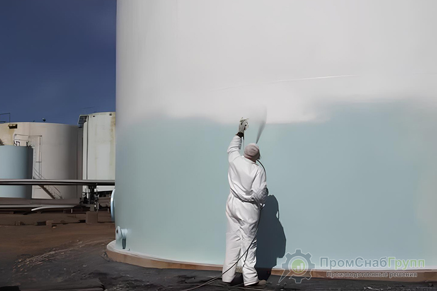 Антикоррозийное окрашивание поверхностей