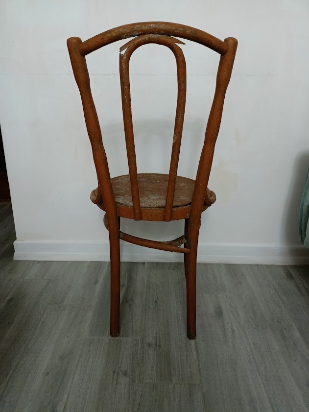 здесь хорошо видны характерные утолщения буковых веток на спинке стула