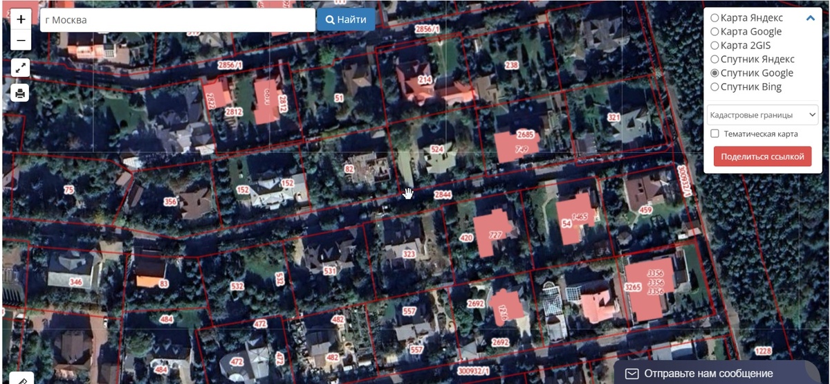 Так на космоснимках выглядит поселок в элитном районе Подмосковья