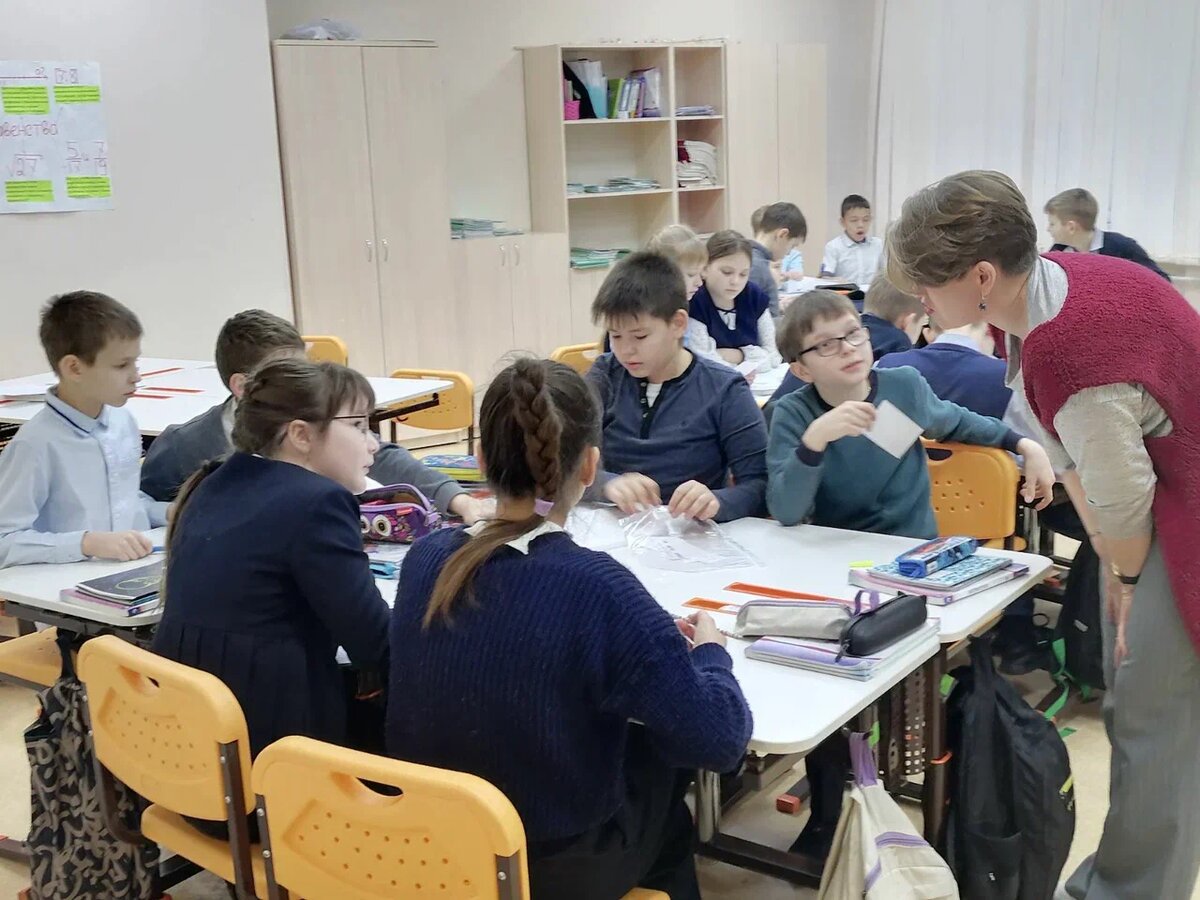 Рисунок 3. Групповая работа, 5 «Б», МАОУ «Каскаринская СОШ»