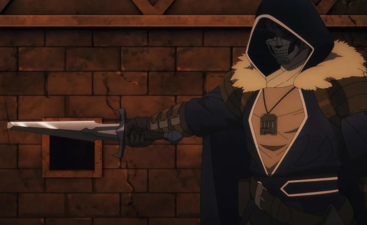 Кадр из аниме «Нежеланно бессмертный авантюрист»   📷