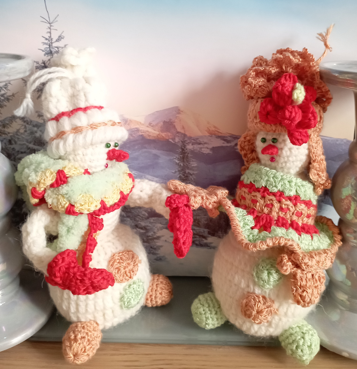 Поделка Танцующие снеговички. 