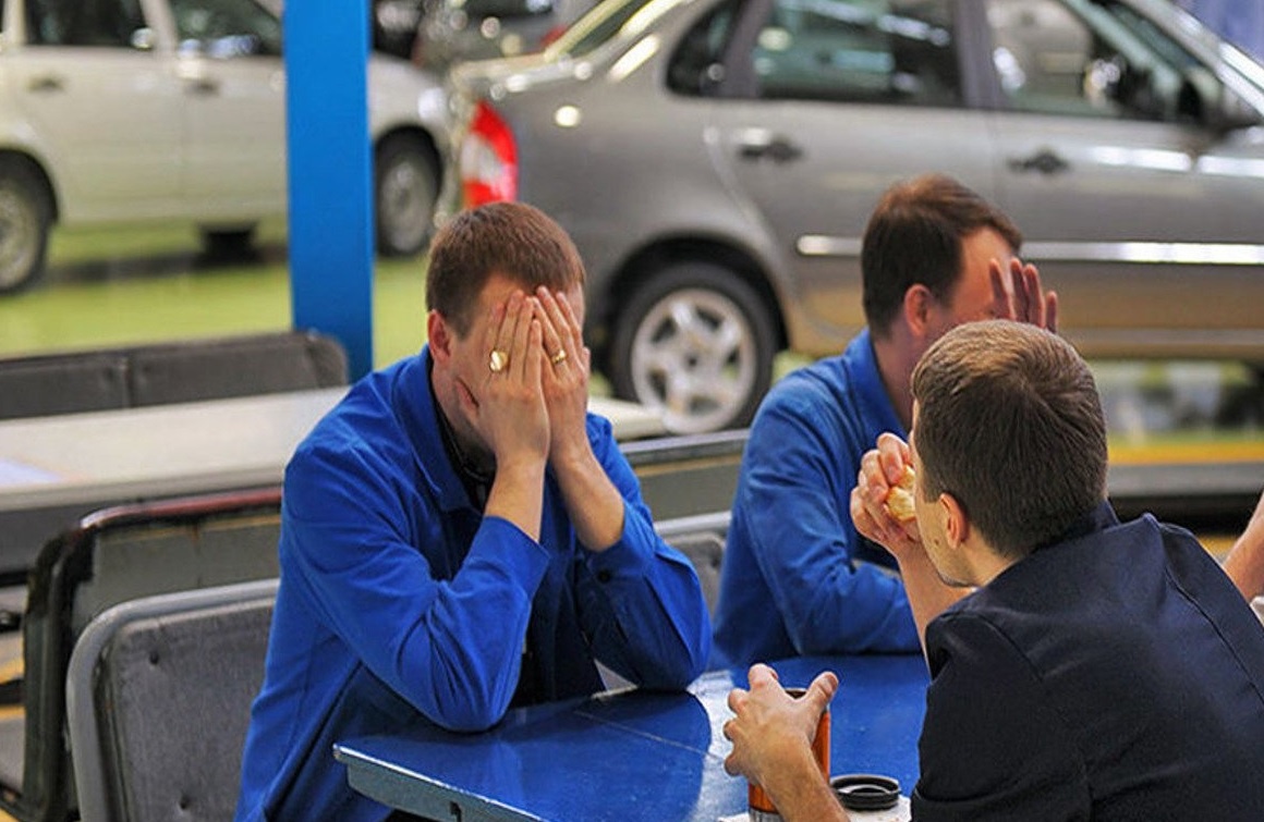 даже рабочим АвтоВАЗа стыдно такое слышать:)