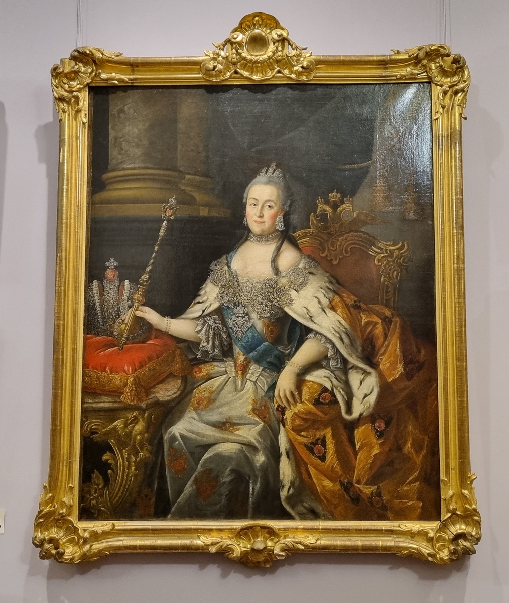 Портрет Екатерины Великой. Фото автора статьи.
