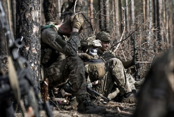    Военнослужащие Вооруженных сил Украины
