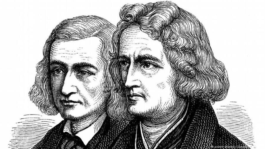    Яков и Вильгельм Гримм, линогравюра XIX в. Фото: общественное достояние