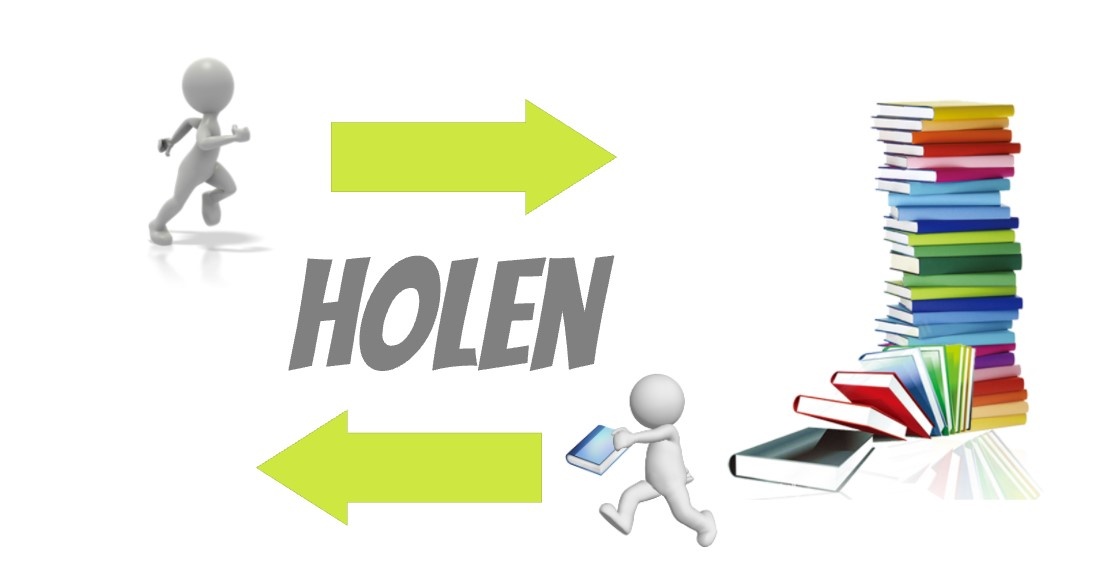 Коллаж автора. Разница между глаголами holen и bringen. Изучение немецкого языка