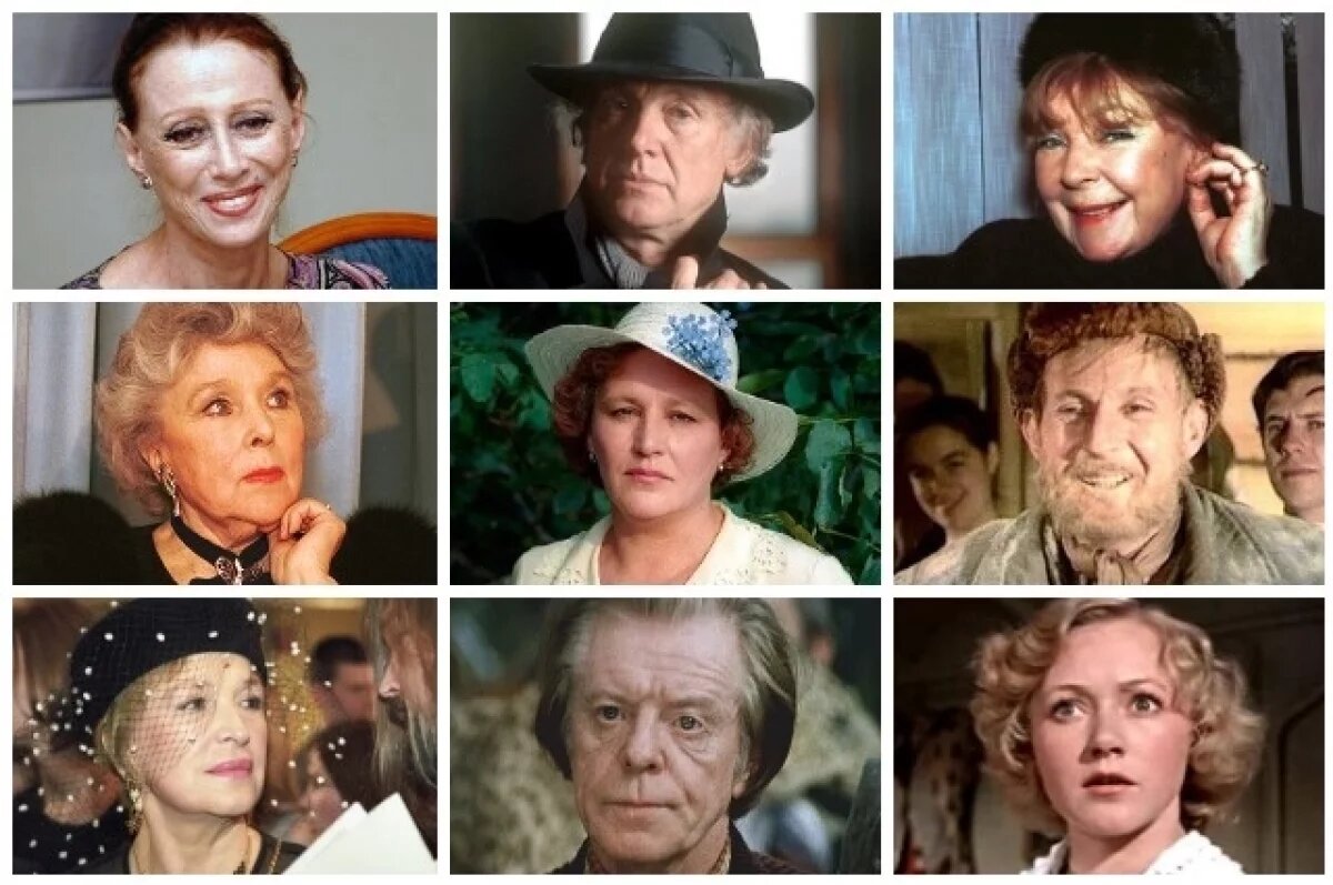    Майя Плисецкая, Иннокентий Смоктуновский, Ольга Аросева, Вера Васильева, Нонна Мордюкова, Борис Новиков, Клара Лучко, Глеб Стриженов, Людмила Касаткина.