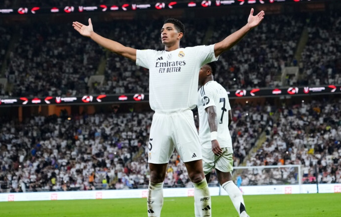 Джуд Беллингем стал автором победного мяча "Реала" в полуфинале Суперкубка Испании против "Мальорки". Фото: соцсети