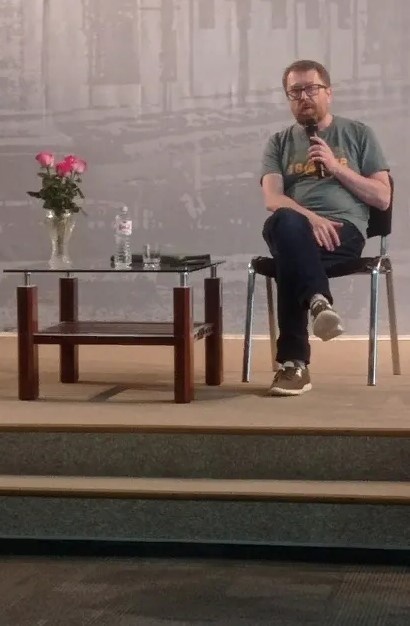 А.В.Геласимов. XVI книжный Чеховский фестиваль в Таганрогеэ, 2023 год