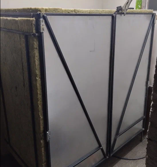 Печь полимеризации в процессе сборки