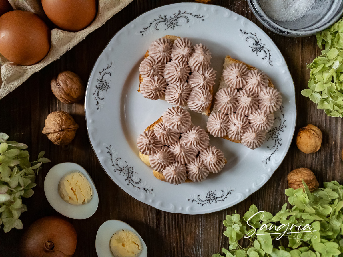 Паштет из яиц 