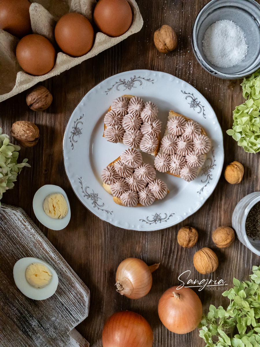 Паштет из яиц 