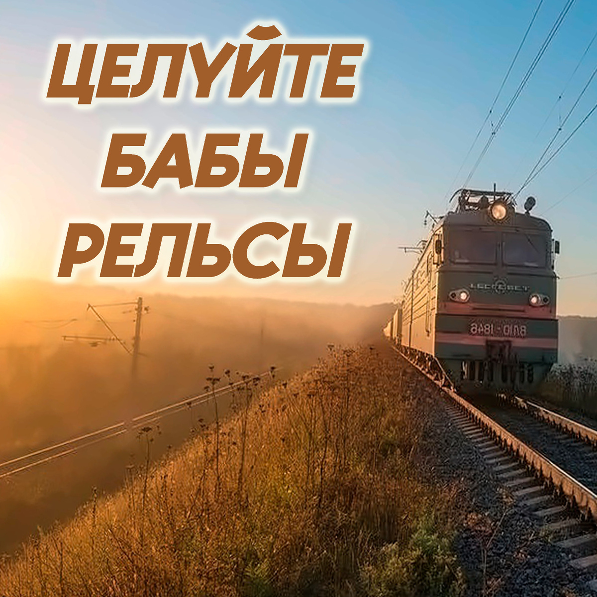 Целуйте бабы рельсы, я еду домой 