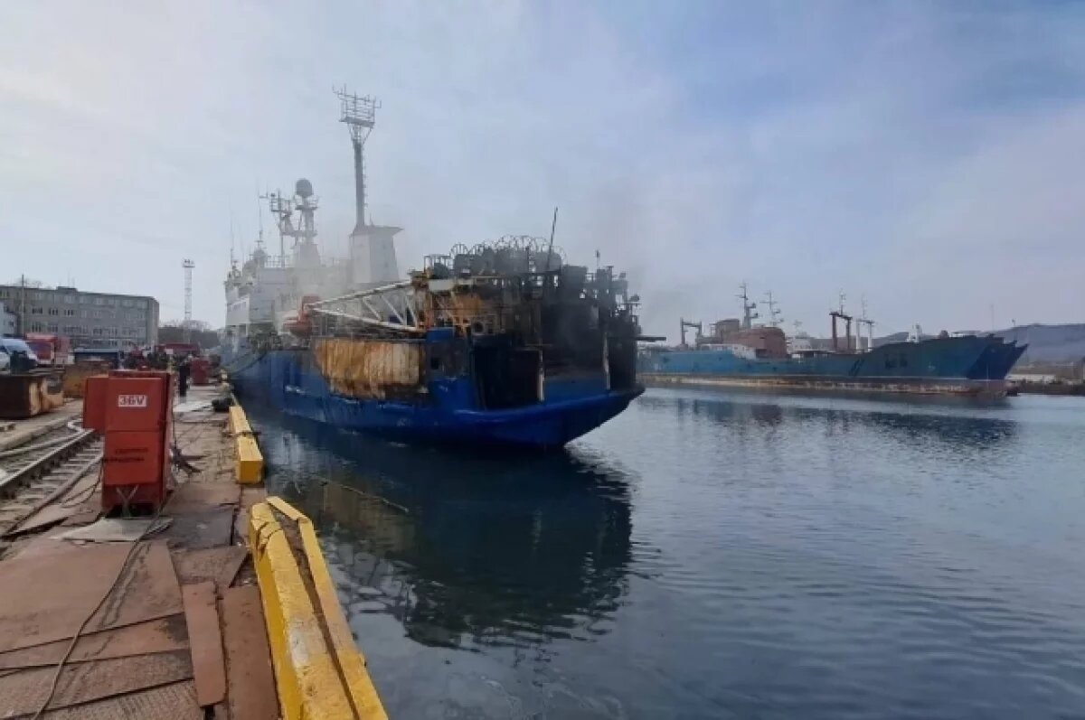    С «Ливадийского завода» в Находке требуют 885 млн руб после пожара на судне