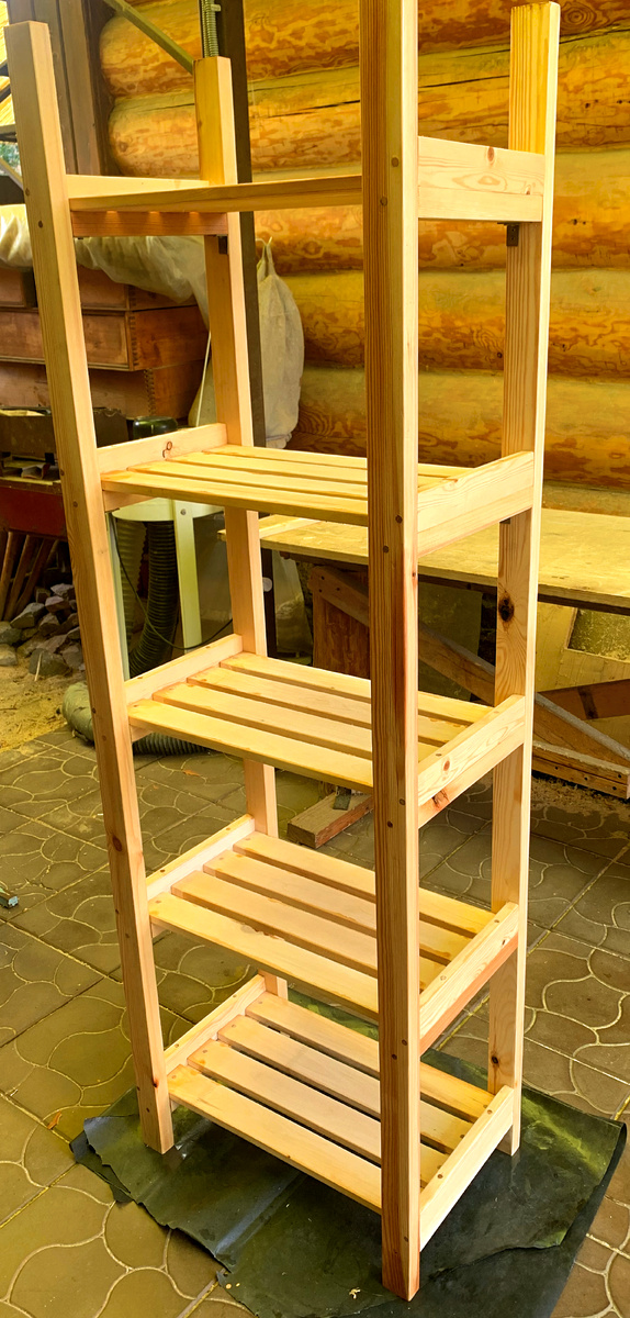 Стеллаж своми руками