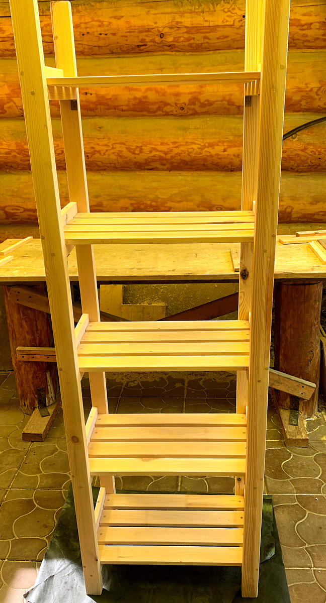 Стеллаж своими руками