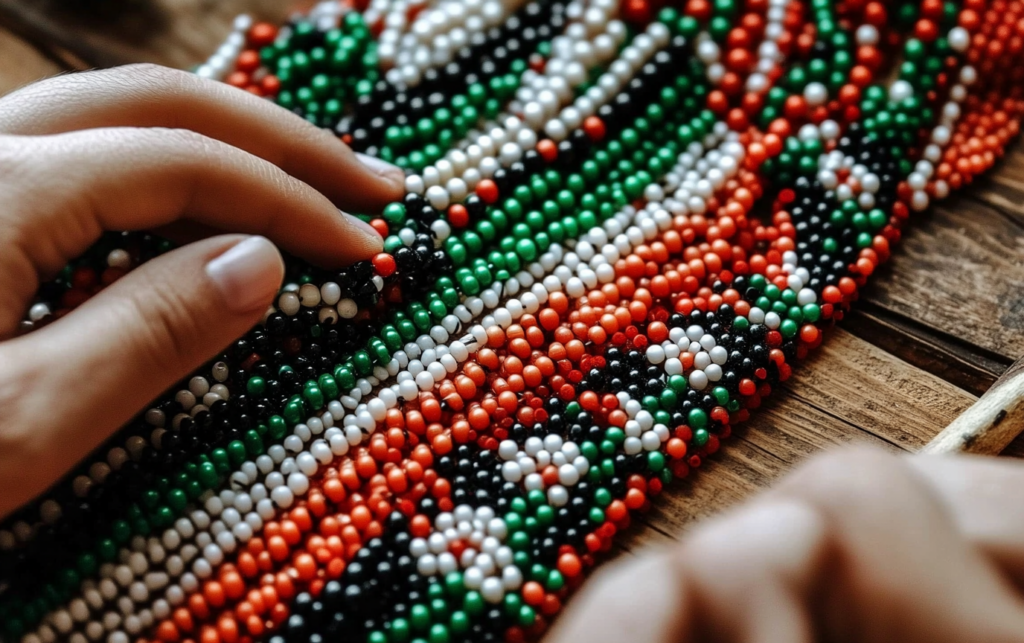    мозаичное_плетение_из_бисера_базовые_техники JinnyKidman