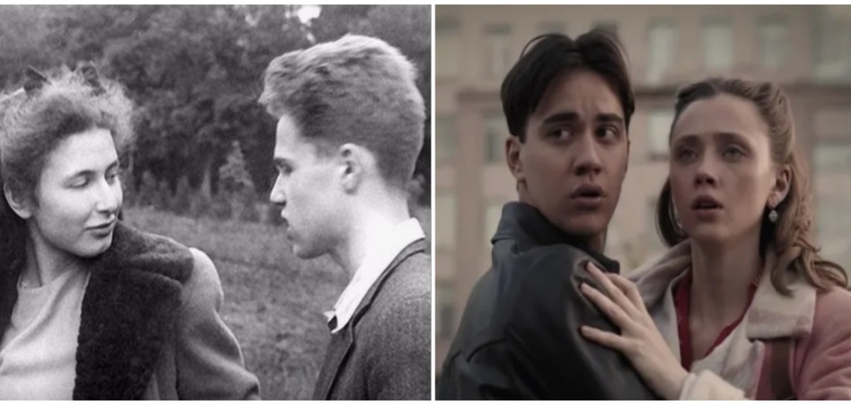 фото коллаж слева направа реальные  герои и актеры, снявшиеся в  фильме Волк