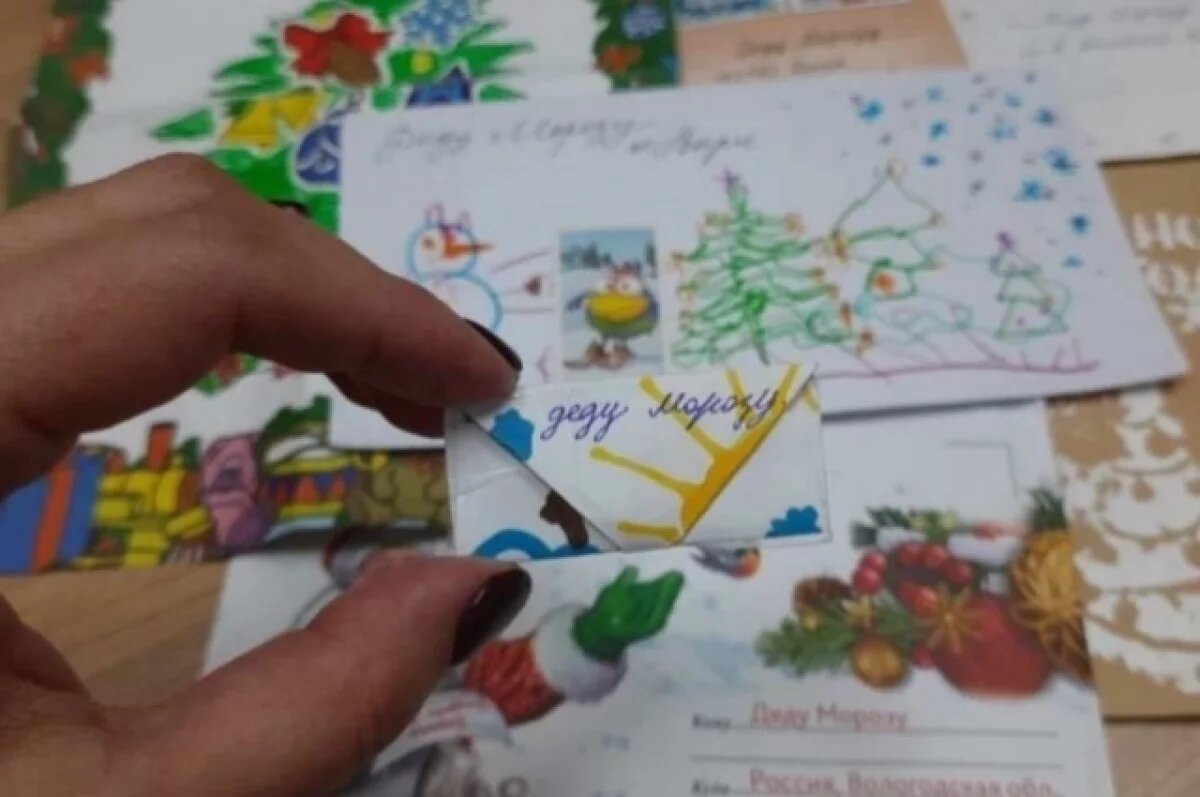    Крохотное письмо отправили Деду Морозу из Новосибирской области