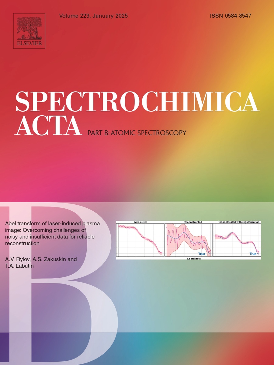 Обложка журнала Spectrochimica Acta Part B: Atomic Spectroscopy с анонсом статьи. Источник: Тимур Лабутин.