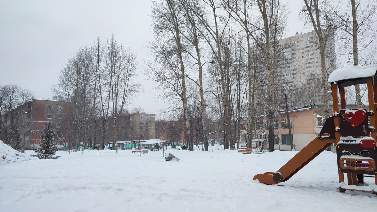 Погода хорошая, но немного пасмурно