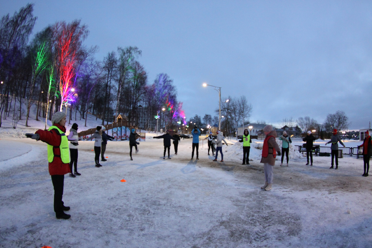 Разминка участников. фото: Анна Соколова