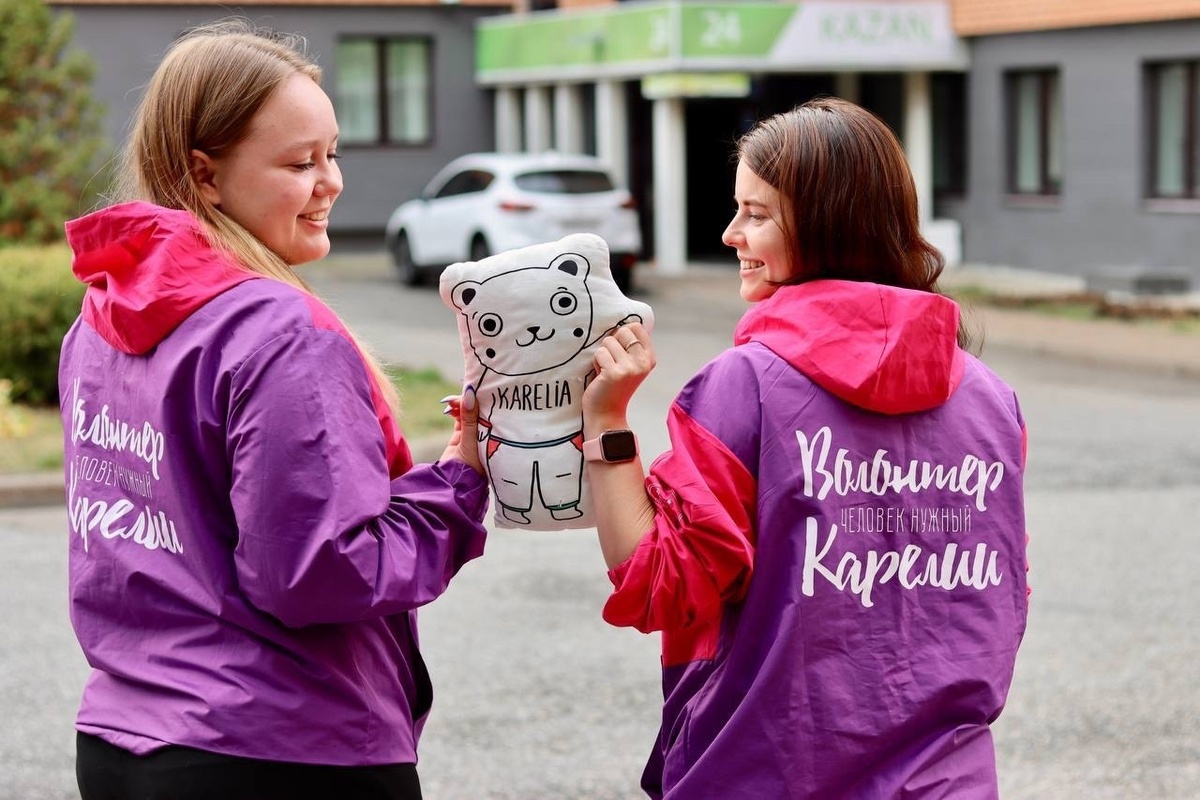    Волонтеры из Карелии в Казани. Фото: паблик Доброцентр10.