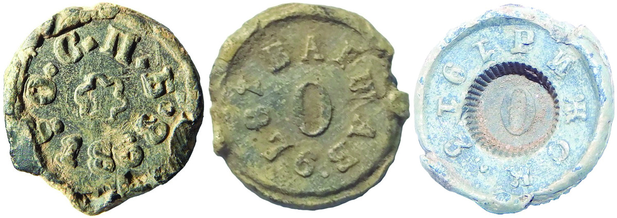 Илл. 2. Более поздние пломбы с буквой «О»