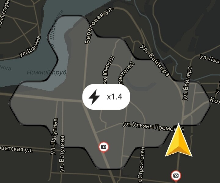 Коэффициент х1.4 при сумме поездки в 100р - это сколько? Да даже и его мне не дают!