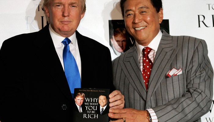 Роберт Кийосаки и Дональд Трамп. Фото: marketwatch.com