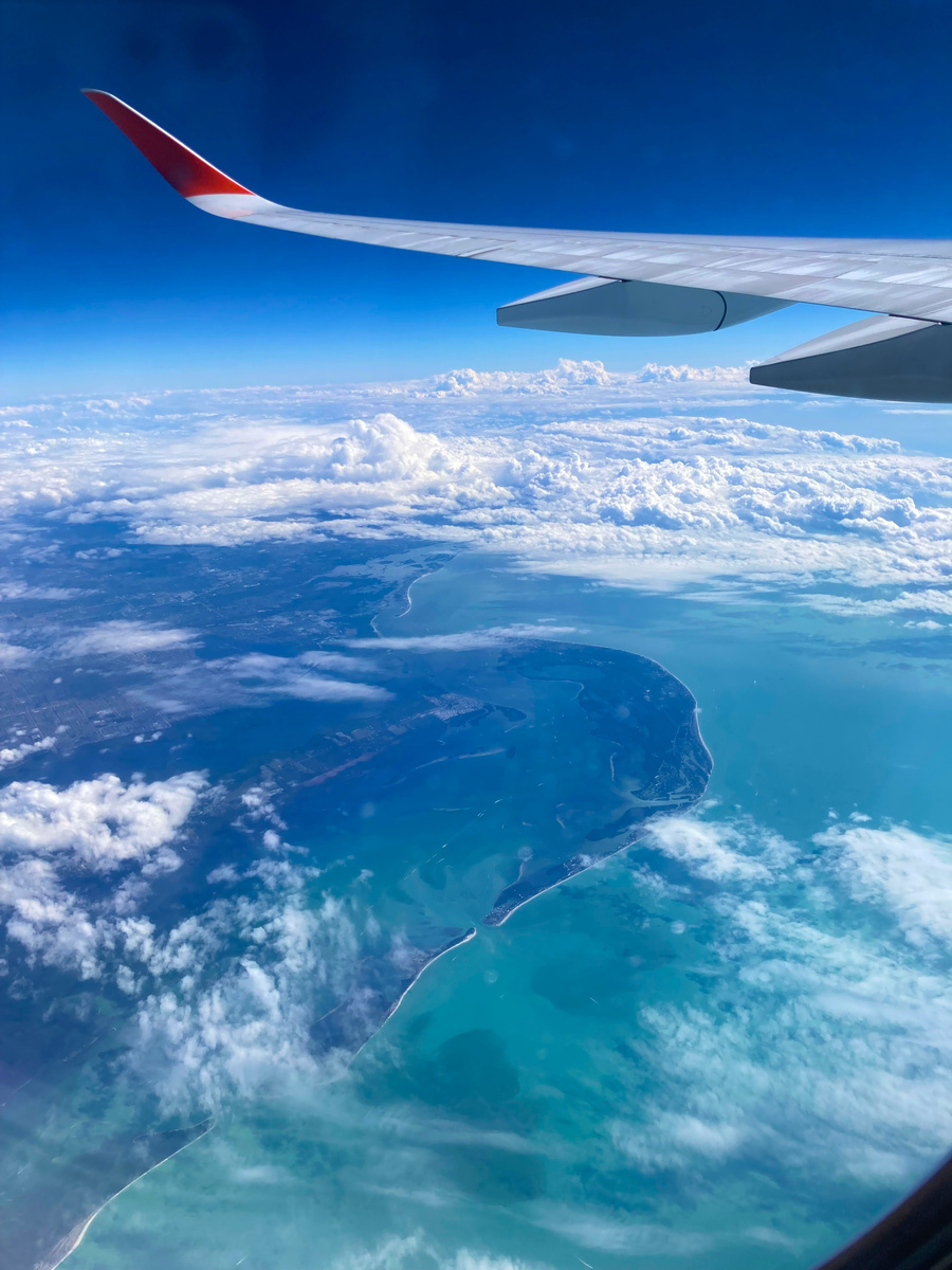 Над Южной Америкой