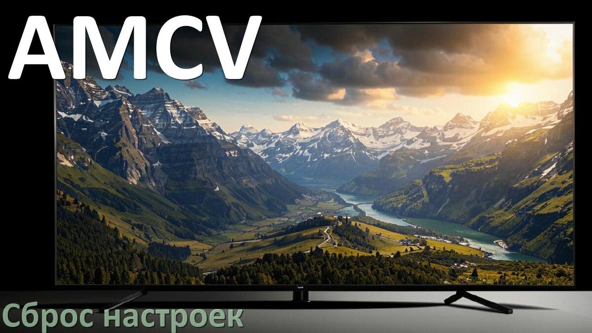 
Сброс настроек телевизора AMCV до заводских через пульт и без пульта