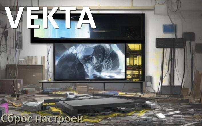 
Сброс настроек телевизора VEKTA на заводские без пульта и через пульт