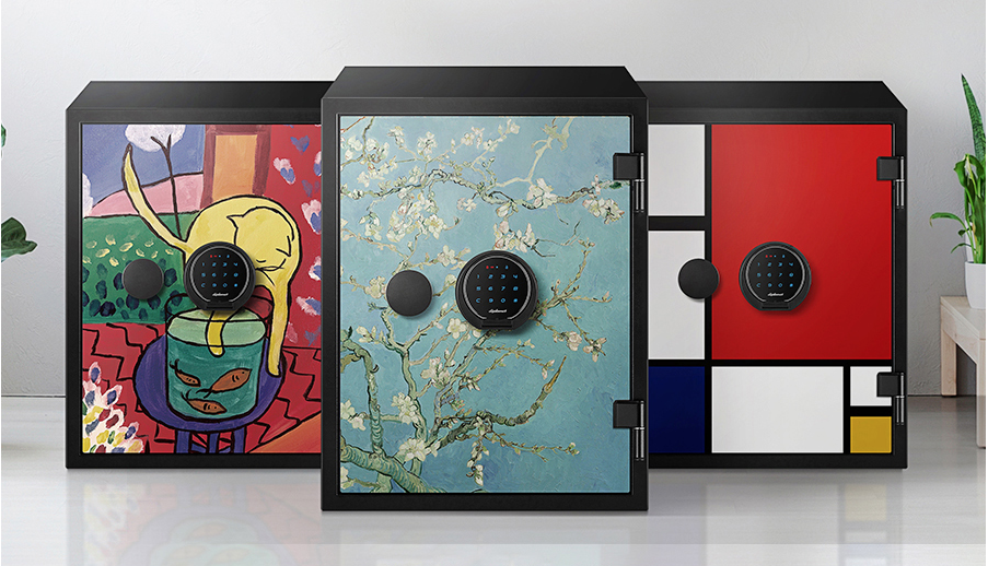 Огнестойкие сейфы Diplomat дизайн-серии Art Collection по мотивам полотен импрессионистов
