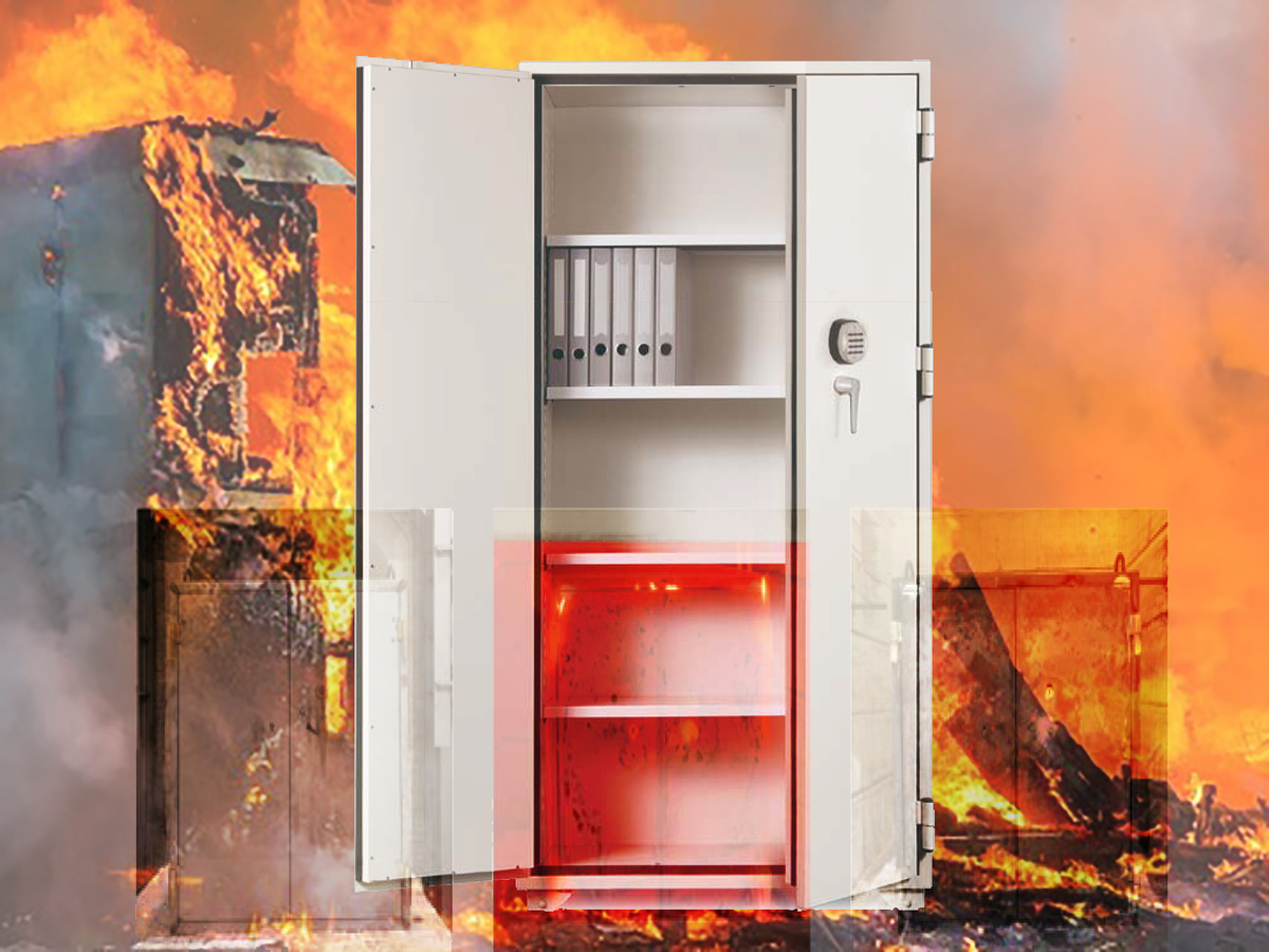 Архивные сейфы Diplomat PRC сохранят документы после пожара, даже при обрушении перекрытий (класс 90P)