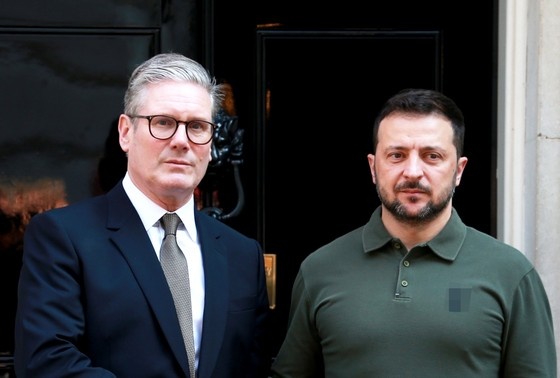    Кир Стармер и Владимир Зеленский