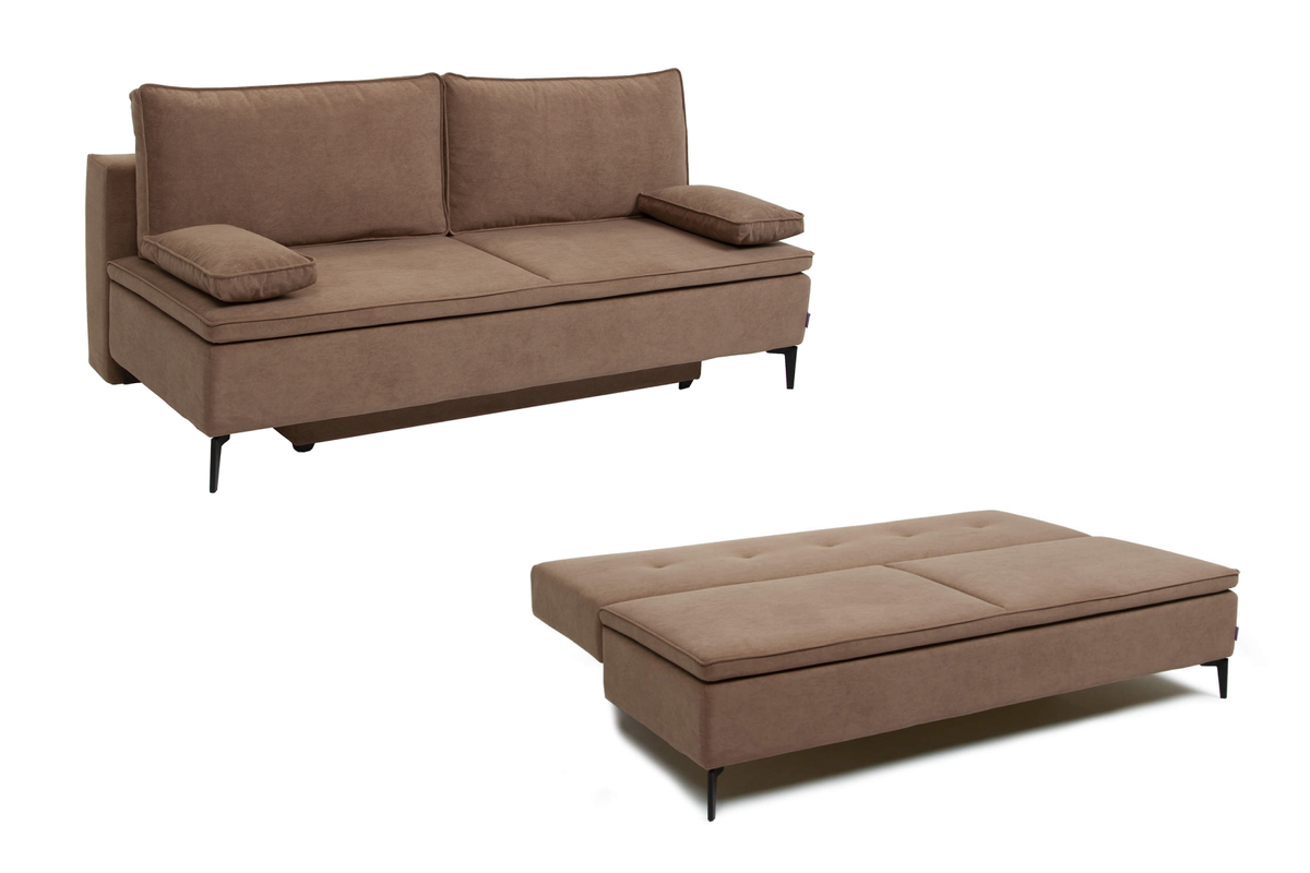 Ортопедический диван «Лофт» с механизмом «еврокнижка» и независимым пружинным блоком — 33 240* рублей. Код для поиска на сайте Home24 — 730255. Фото: salotti-mebel.ru.