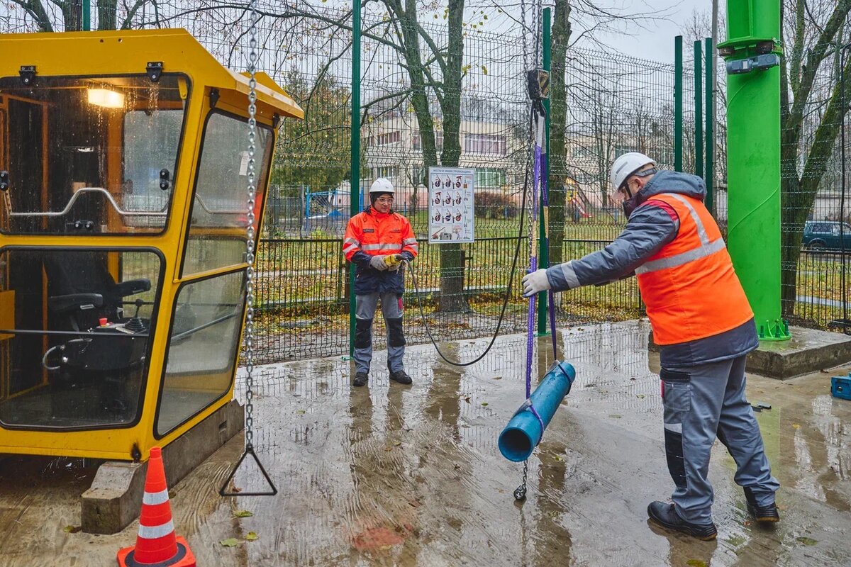Полигон представляет собой цех в миниатюре. Фото Владимира Авдеева / «Медиацентр»