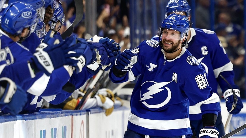     Форвард «Тампа-Бэй» Никита Кучеров Gettyimages.ru Douglas P. DeFelice / Contributor