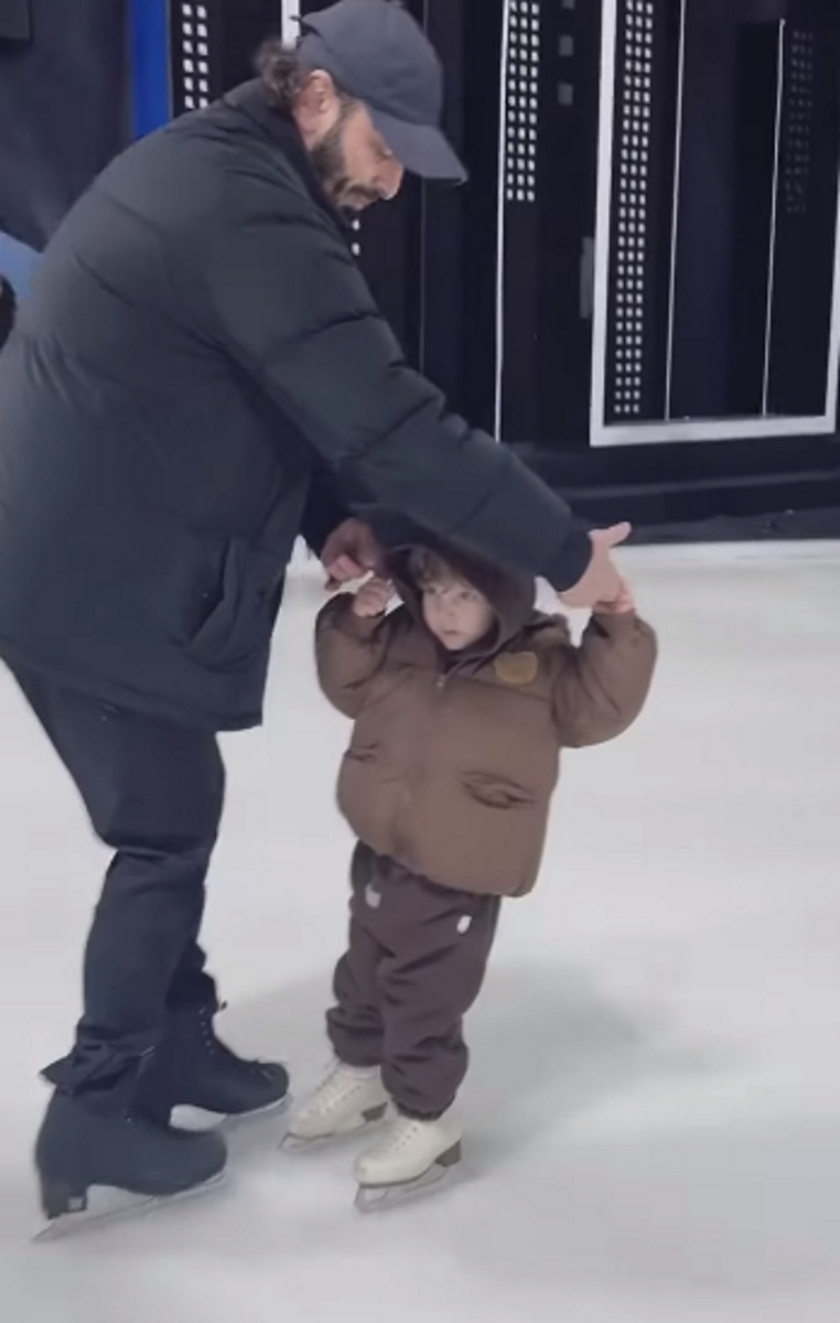 Илья Авербух с сыном Левушкой. Фото: соцсети