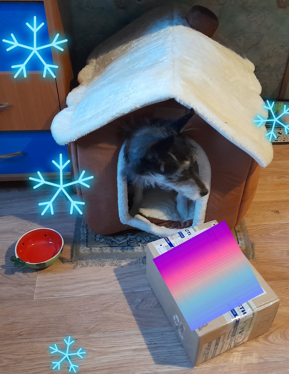 Ждала Дед Мороза на тройке лошадей а приехала почта России. 