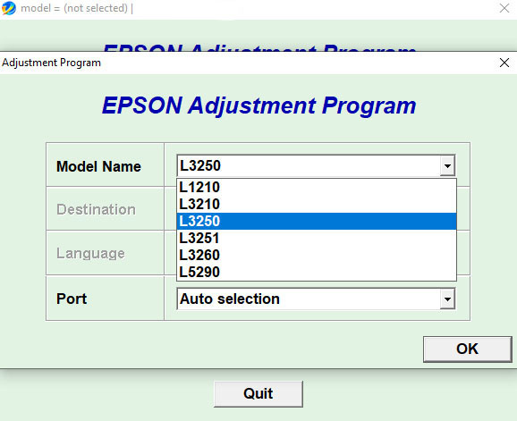 Adjustment Program Epson L3260 Сброс памперса