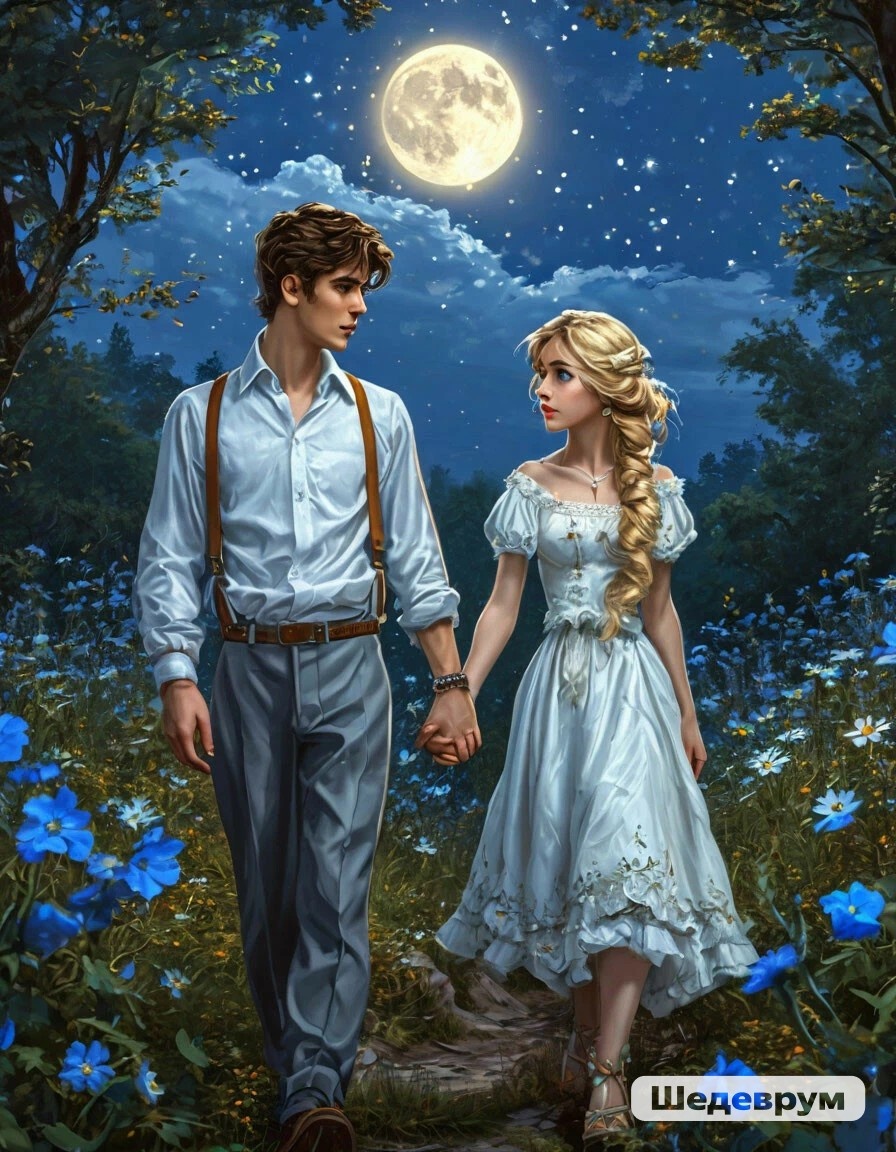 Арт создан С.Лун... не получилось так как хотела, именно в одежде, но вышло красиво!