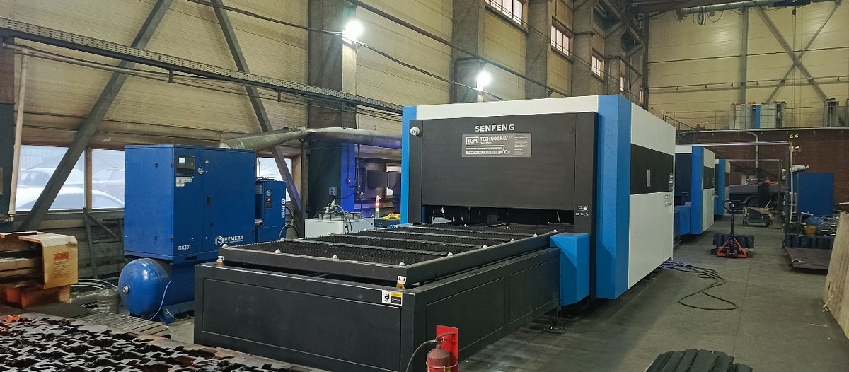 "Технограв" выполнил комплексную поставку высокомощных лазеров Senfeng H4 на производство строительных лесов (г. Ижевск)