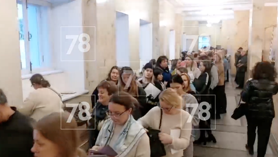    Петербуржцы атаковали Аничков дворец из-за записи в детский лагерь. Автор фото: 78.ru/снимок с видео