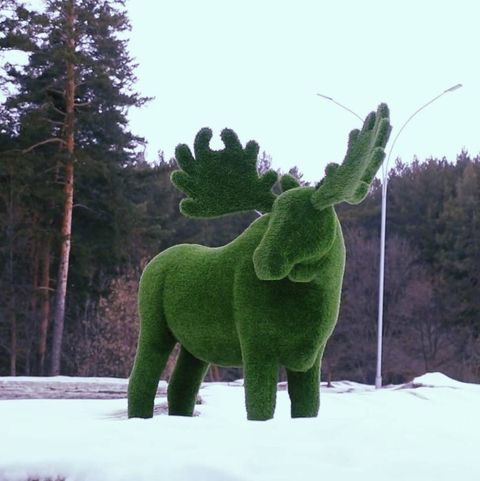 Зеленый, типа денежный, ну и да, обманули как оленя