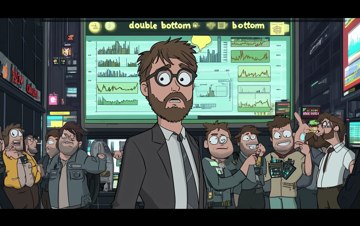    Использование паттерна "двойное дно с подтверждением" в трейдинге Павел Летучка